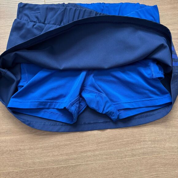Adidas Climalite Response Tennis Skirt Blue Size M/L Womens Skort - Picture 4 of 7